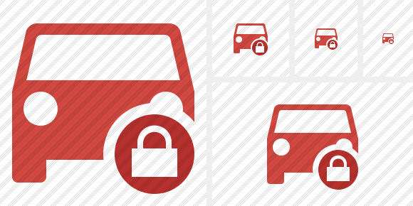 Car 2 Lock Icon Car 2 Lock Icon