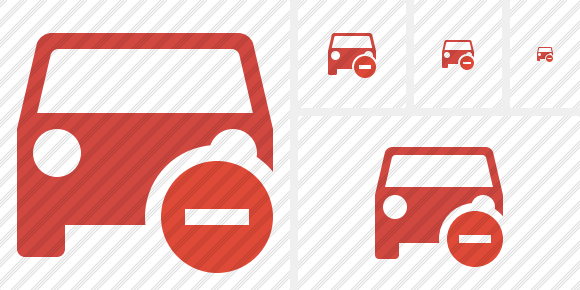Car 2 Stop Icon Car 2 Stop Icon