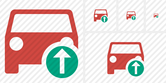 Car 2 Upload Icon Car 2 Upload Icon