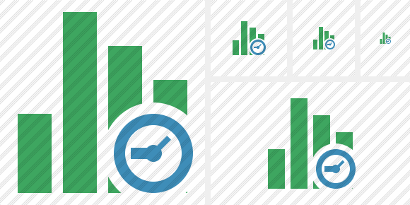 Chart Clock Icon Chart Clock Icon