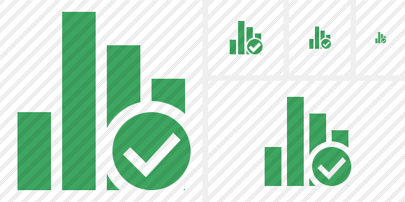 Chart Ok Icon Chart Ok Icon