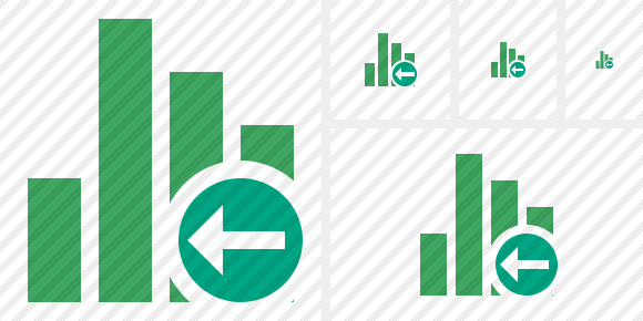 Icône Chart Previous