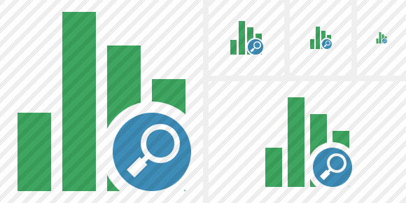 Chart Search Icon Chart Search Icon