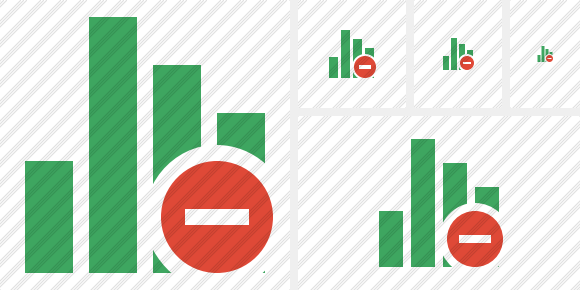 Chart Stop Icon Chart Stop Icon