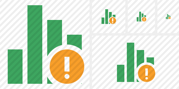 Chart Warning Icon Chart Warning Icon