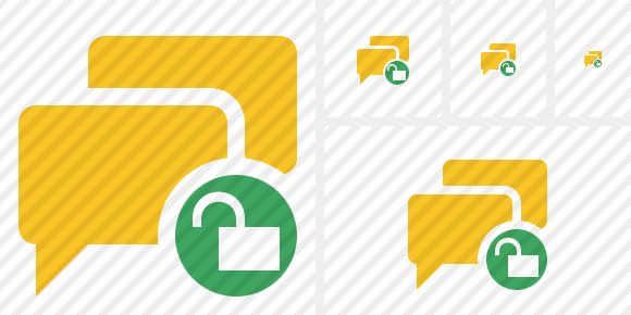 Chat Unlock Icon Chat Unlock Icon