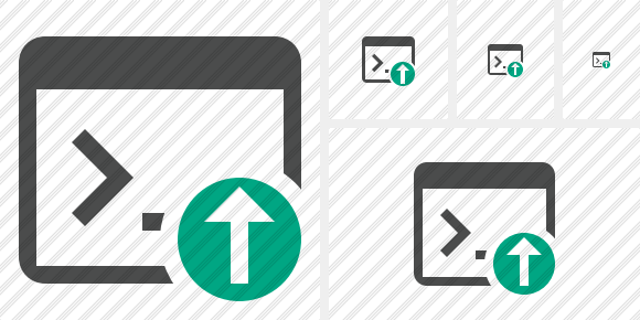 Icône Command Prompt Upload