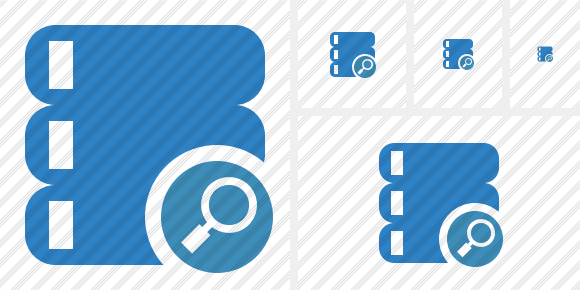 Icona Database Cerca Icona Database Cerca