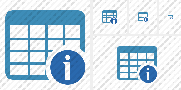 Icono Database Table Information