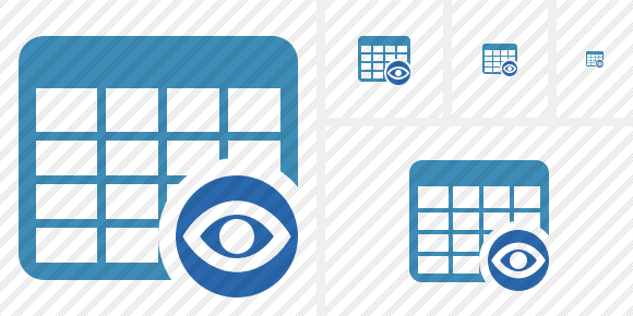 Database Table View Symbol