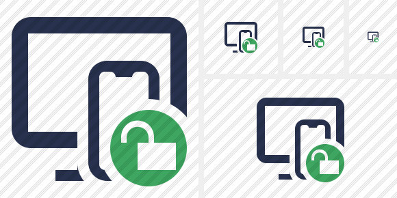 Devices Unlock Icon Devices Unlock Icon
