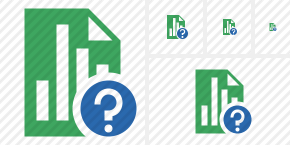 Document Chart Help Icon Document Chart Help Icon