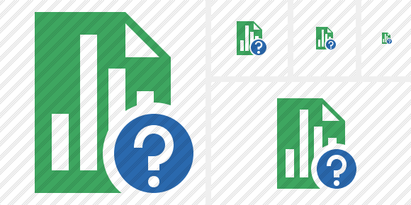 Icône Document Chart Help