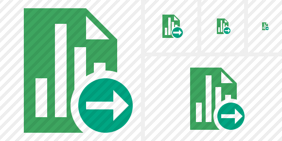 Document Chart Next Icon Document Chart Next Icon