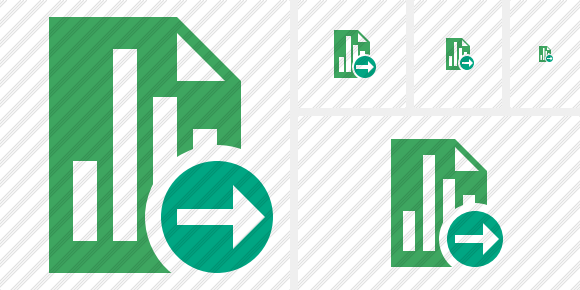 Icône Document Chart Next