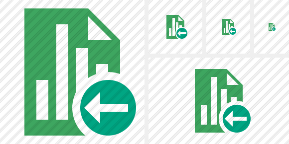 Icône Document Chart Previous