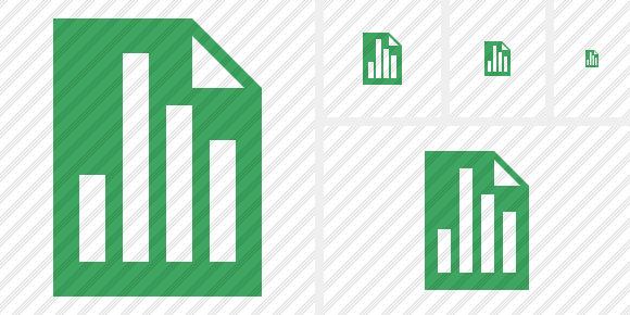 Document Chart Icon Document Chart Icon