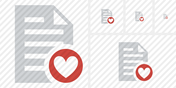Document Favorites Icon Document Favorites Icon