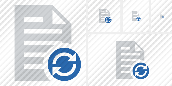 Document Refresh Icon Document Refresh Icon