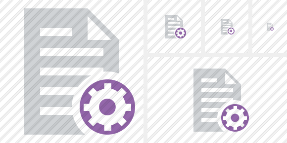 Document Settings Symbol