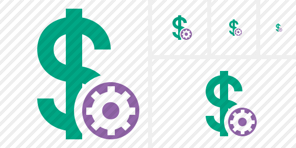 Dollar Settings Symbol