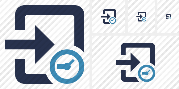 Enter Clock Icon Enter Clock Icon