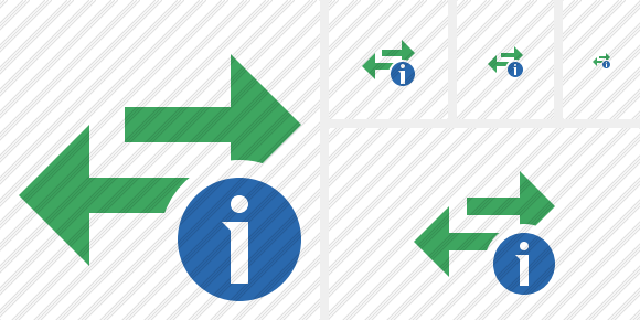 Exchange Horizontal Information Icon Exchange Horizontal Information Icon