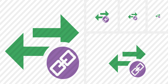 Exchange Horizontal Link Symbol