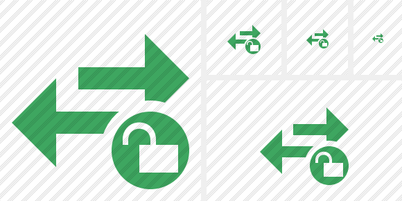 Exchange Horizontal Unlock Icon Exchange Horizontal Unlock Icon