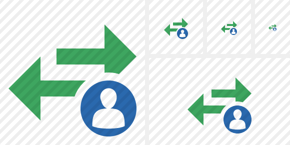 Exchange Horizontal User Icon Exchange Horizontal User Icon