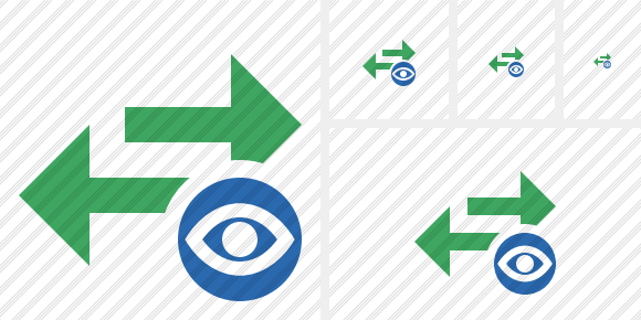 Exchange Horizontal View Symbol