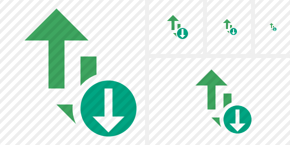 Exchange Vertical Download Symbol