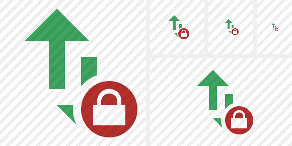 Exchange Vertical Lock Symbol