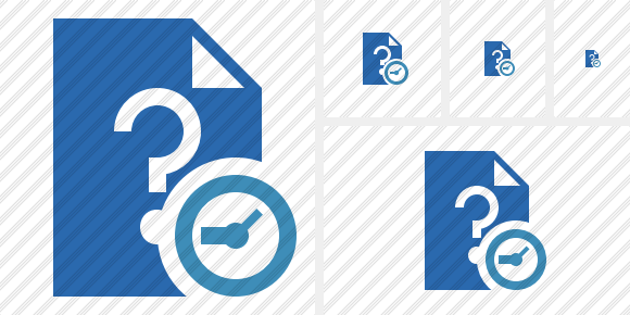 File Help Clock Symbol
