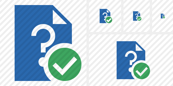 File Help Ok Icon File Help Ok Icon