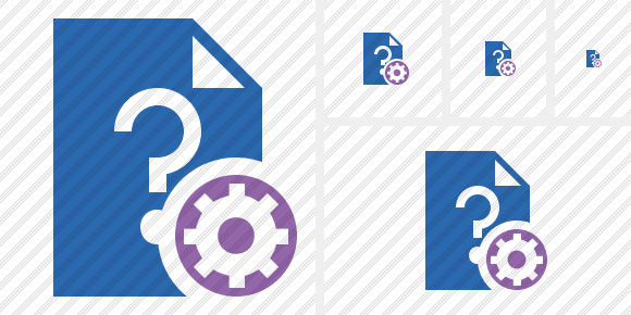 File Help Settings Icon File Help Settings Icon