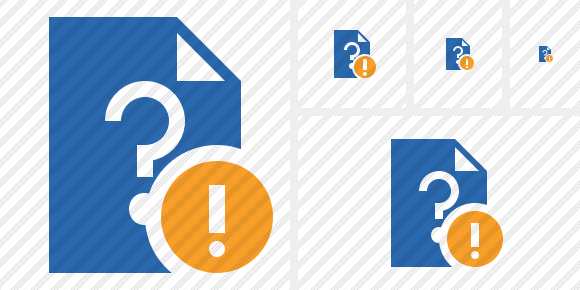 File Help Warning Icon File Help Warning Icon