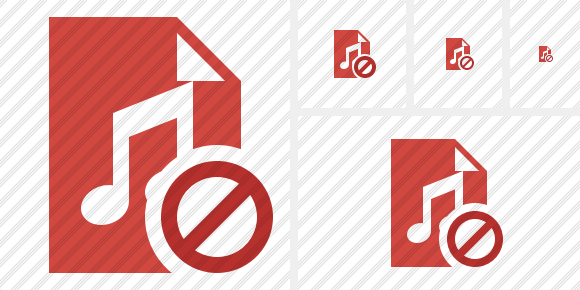 File Music Block Icon