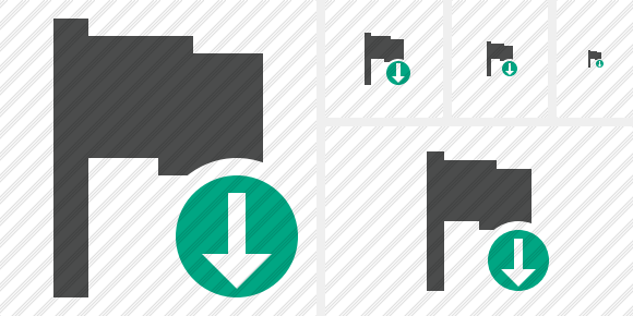 Flag Dark Download Icon Flag Dark Download Icon