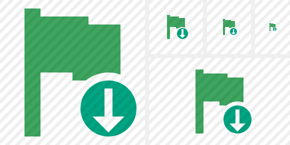 Icona Flag Green Download Icona Flag Green Download