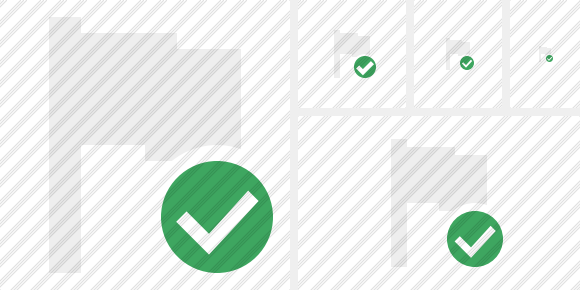 Flag Light Ok Icon Flag Light Ok Icon