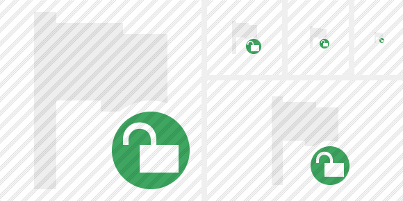 Flag Light Unlock Icon Flag Light Unlock Icon