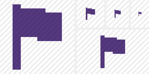 Flag Purple Symbol