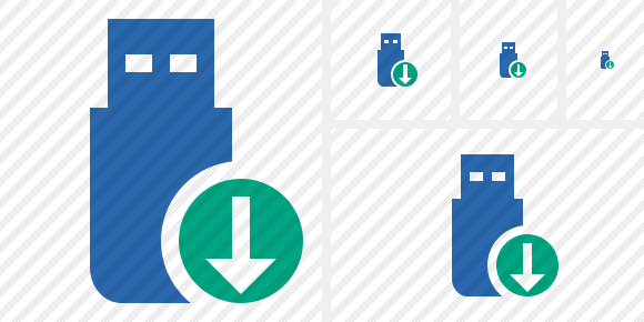 Flash Drive Download Icon Flash Drive Download Icon