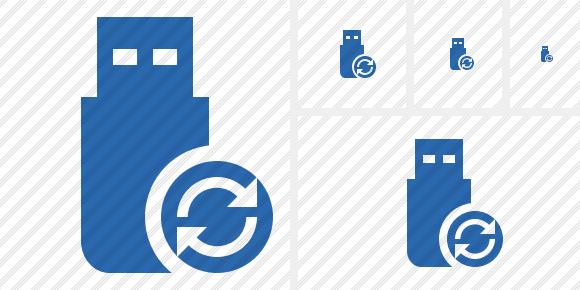 Flash Drive Refresh Icon Flash Drive Refresh Icon