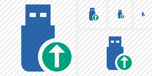 Flash Drive Upload Icon Flash Drive Upload Icon