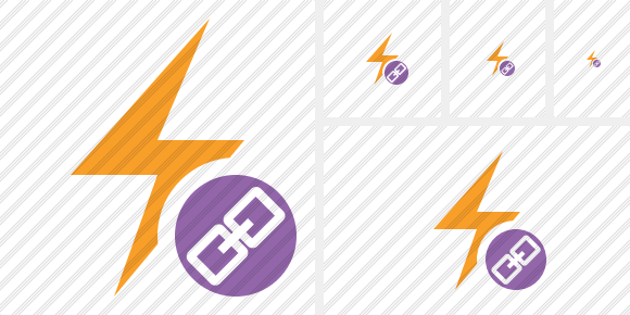 Flash Link Icon Flash Link Icon