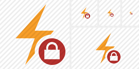 Flash Lock Icon Flash Lock Icon