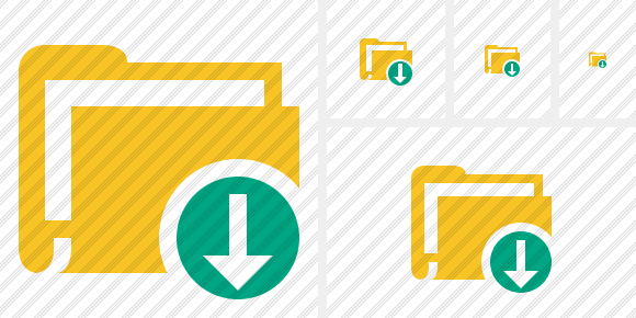 Folder Documents Download Symbol