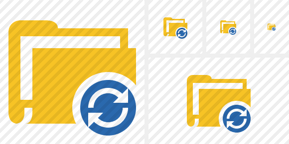 Folder Documents Refresh Symbol